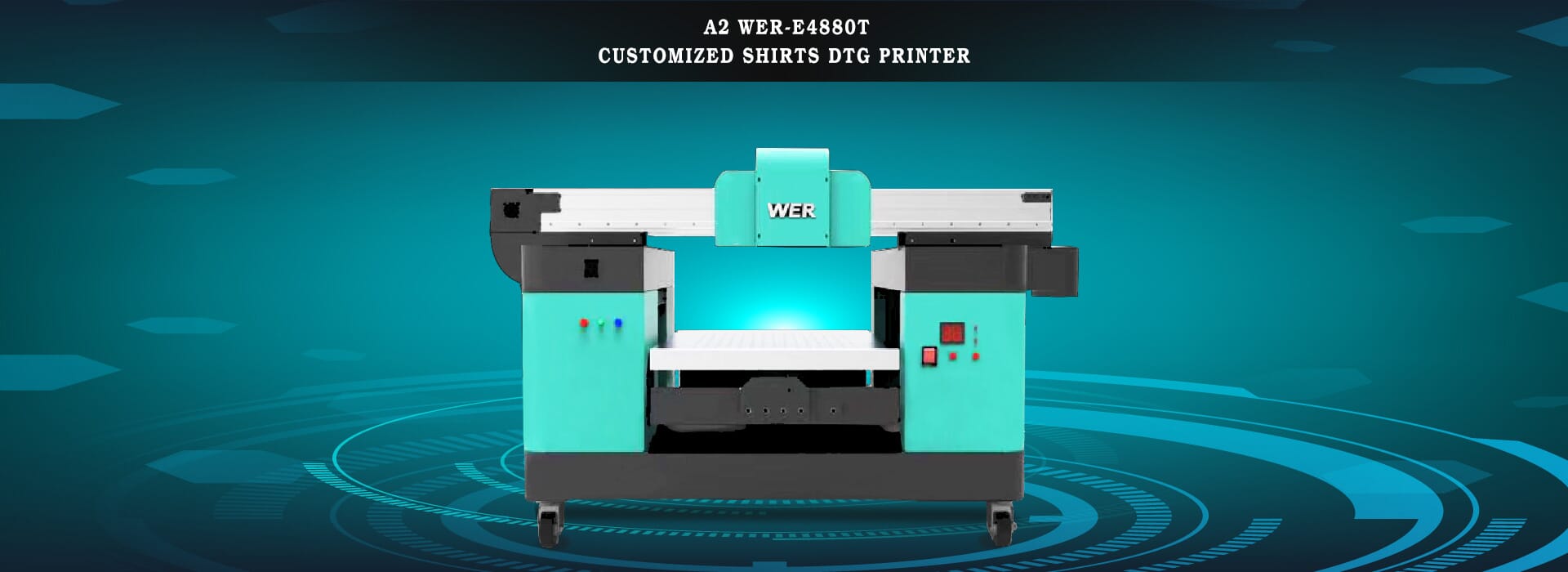 A2 WER-E4880T Customized Shirts DTG Printer
