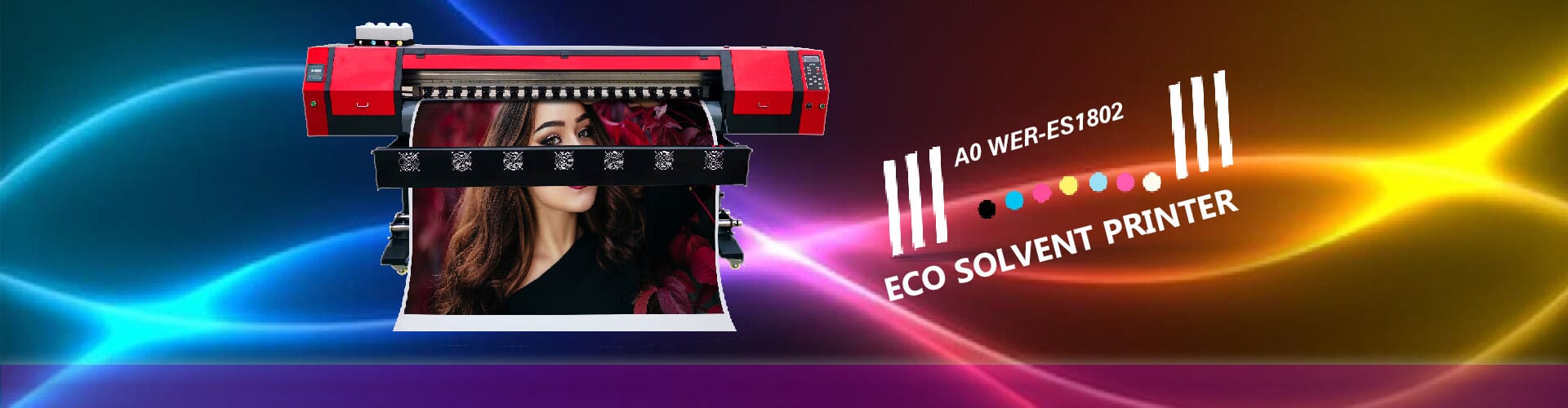 1.8m6ft WER-ES1802 Canvas Prints Eco Solvent Printer